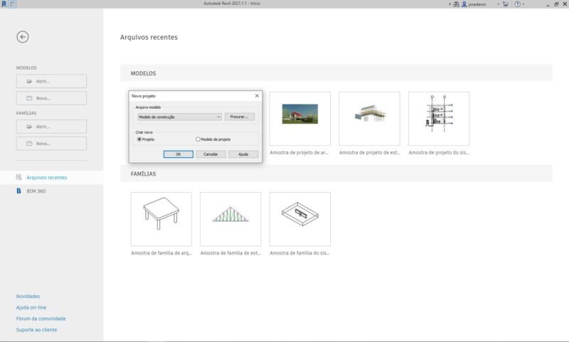 Como Iniciar Um Novo Projeto No Revit Passo A Passo Utilizando Bim